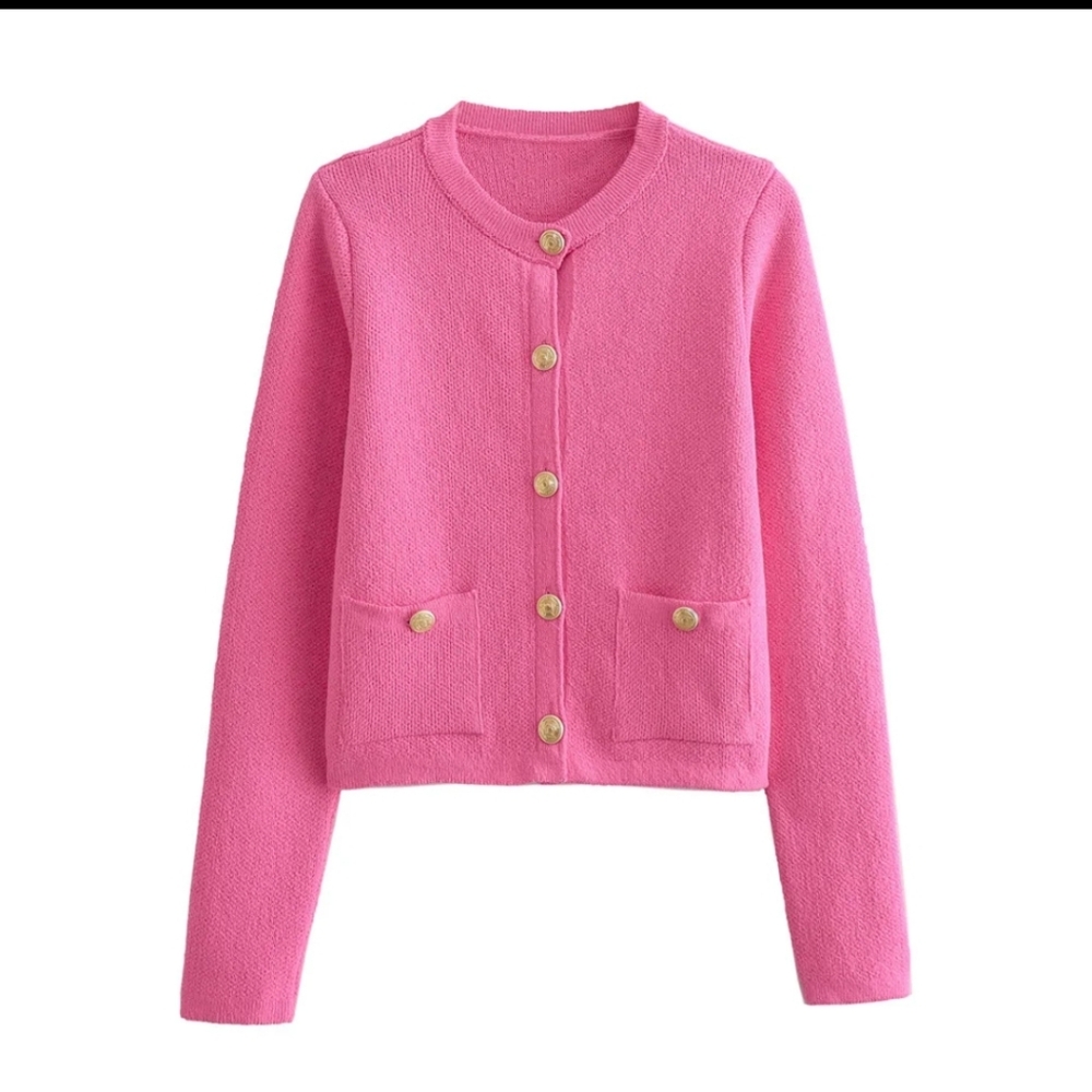Pink Cardigan